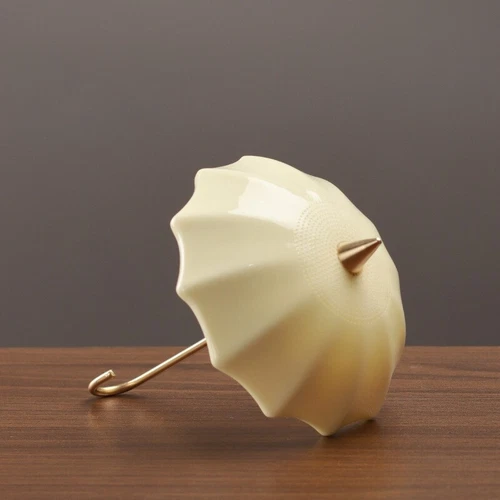 Creative Filter Net Porcelain Umbrella Design Ceramic Strainer To Filter Tea New - Picture 15 of 20