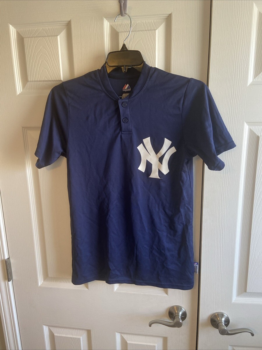 New York Yankees T- Shirt Jersey Blue | eBay