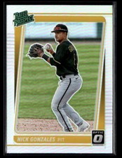 2021 Donruss #RP6 Nick Gonzales Rated Prospects Silver Prizm Rookie
