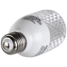 Gemmy LED Light Show Diamond Sparkle Christmas Edison Bulb Northern Sky White