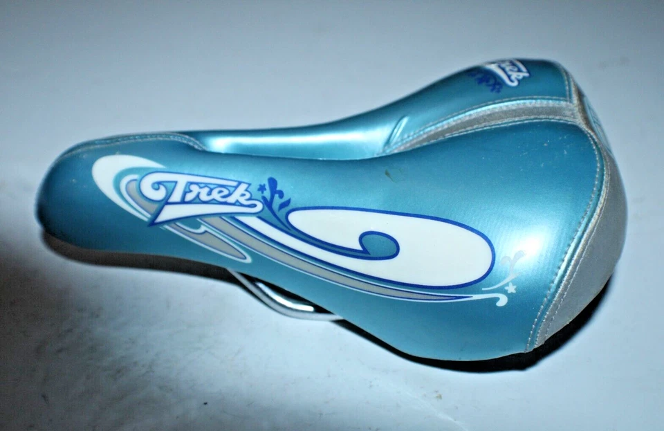 Sillín de Bicicleta Trek Niños De Colección 215/140mm Azul Urbano BMX Estilo Libre Envío a EE. UU. Foto 4 de 4