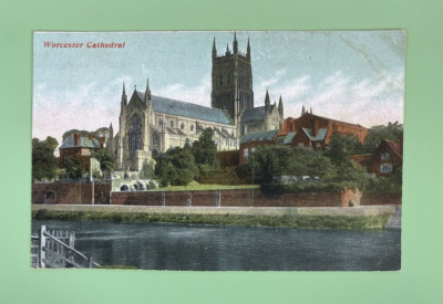 Postkarte Worcestershire - Worcester Cathedral - Unp