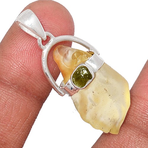 Libyan Desert Glass Moldavite 925 Sterling Silver Pendant Xgb Bp Ebay Libyan Desert Glass Moldavite 925 Sterling Silver Pendant Xgb Bp Ebay