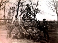 Soviet Paratroopers Kalashnikovs 1970s Vintage Military Photo