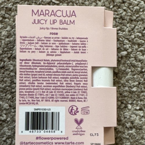 Tarte Maracuja Oil Juicy Lip Balm Lip Cream Mascara 8 Pieces Mini - Picture 17 of 18