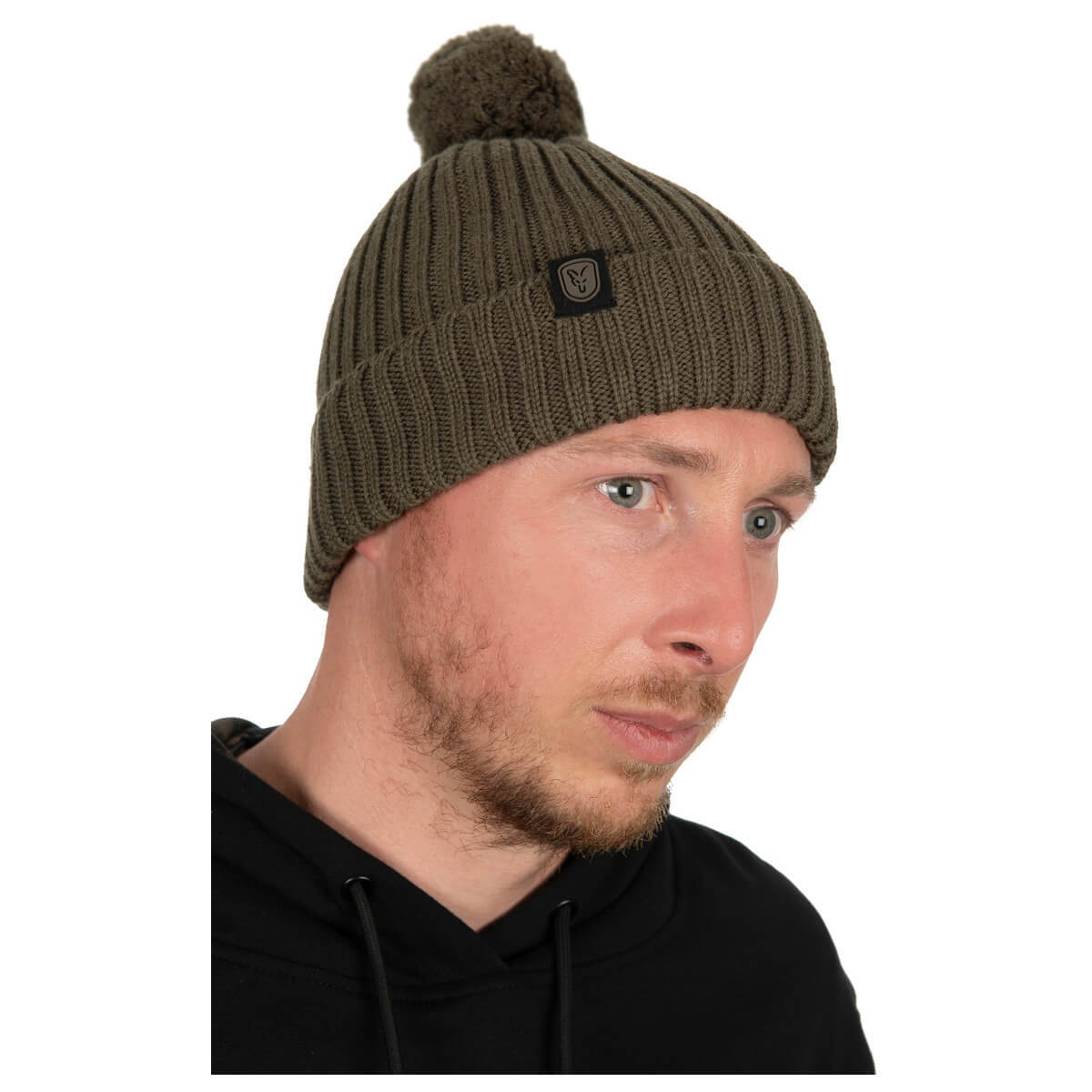Gorro De Lana Merino Fox Con Pompon, Gorro De Tejer, Gorro De Invierno