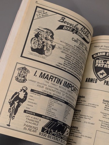 Vintage 1992 Beverly Hills City Directory - RARA pubblicità anni 90 California History Stars - Foto 21 di 24