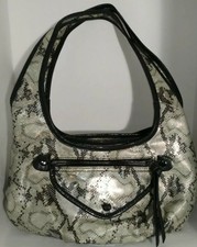Vera Wang Snakeskin Sidekick Purse (h4c) 