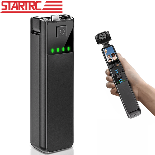 Battery Handle For DJI Osmo Pocket 3 Creator Combo Accessories Built In 4000mah Extra Battery 22 5w Fast Charging Reserved 1 4 Thread - View #5