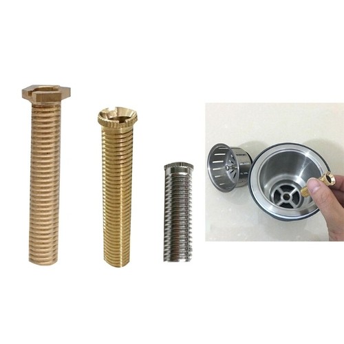 Sink Strainer Screw Connector Sink Bolts Screw for Wash Basin Strainer