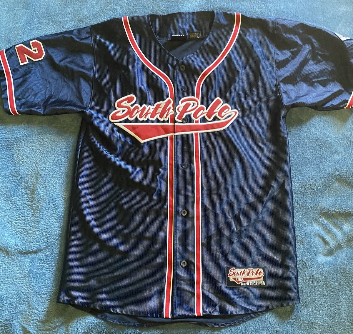 Vintage Y2K Southpole Diamond Collection Baseball Jersey Sz