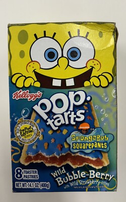Nickelodeon Spongebob 2003 Pop Tarts Wild Bubble-Berry Box Only | eBay