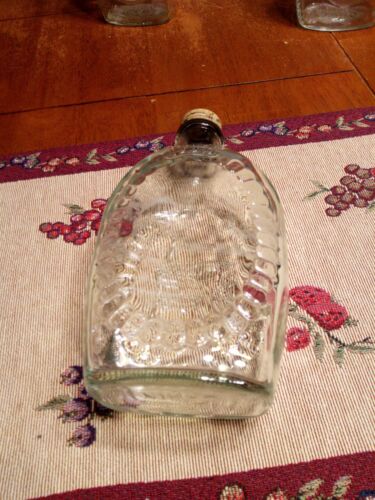 LOG CABIN Lot of 4 Vintage Embossed Syrup Bottles 1976 Bicentennial Liberty Bell - Picture 3 of 19