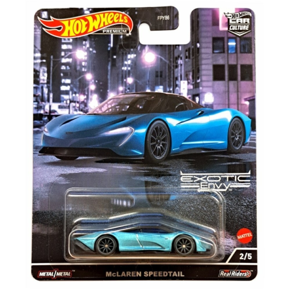 Hot Wheels Premium 1:64 Car Culture Exotic Envy McLaren Speedtail 2/5