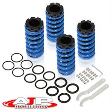 Blue Lowering Adjustable Coilover Springs Sleeves For 1990-2001 Acura Integra Dc Blue Lowering Adjustable Coilover Springs Sleeves For 1990-2001 Acura Integra Dc