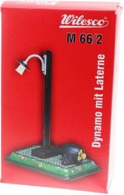 Lanterne Avec Dynamo Wilesco M 66/2 Pour Machine à Vapeur Stationnaire - Accessoire De Décoration Et D'éclairage