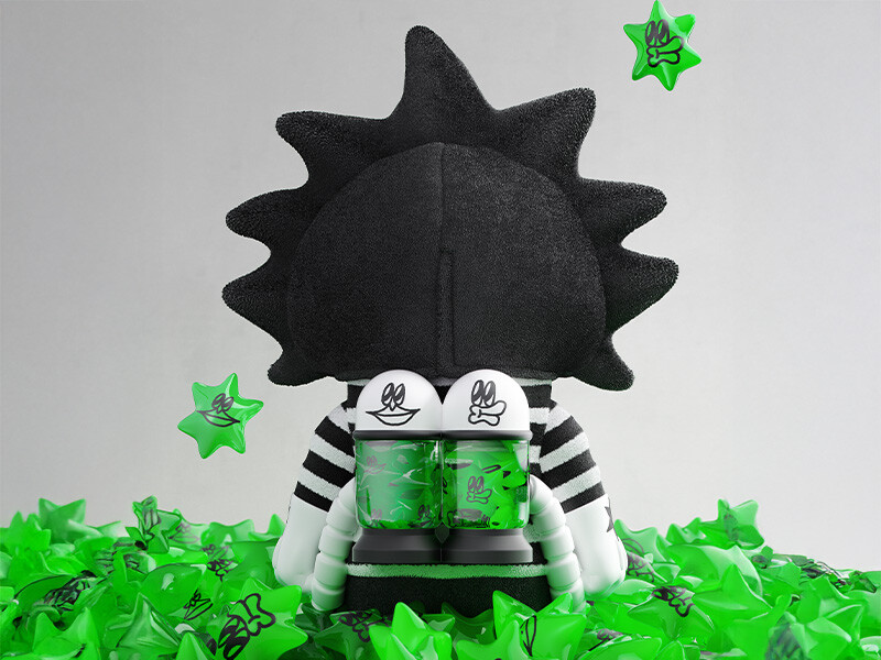POP MART MEGA SPACE MOLLY 400% LALA COMPANY-DURIAN MAN RADIO