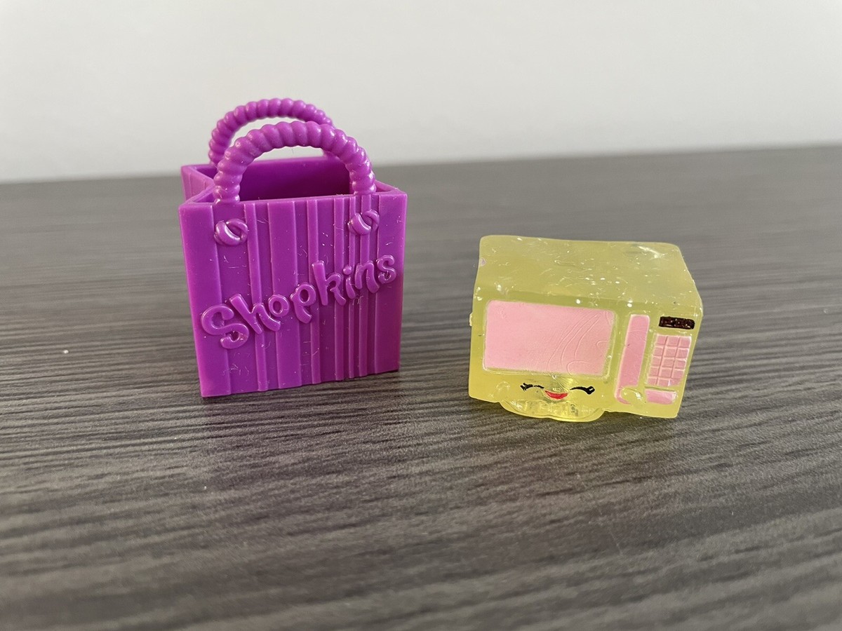 Shopkins Ultra Rare ZAPPY Microwave Kitchen Crystal Glitz