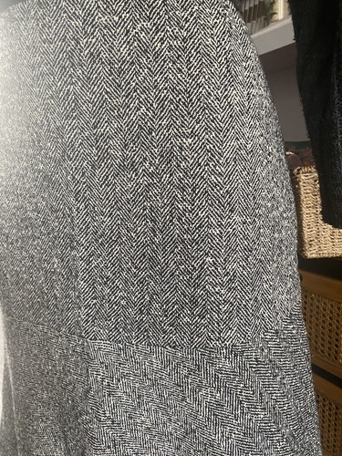 Ann Taylor Wool Skirt - Beautiful Herringbone Uk8 - Picture 7 of 8