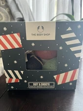 The Body Shop Buff & Smooth Konjac Sponge Set HTF