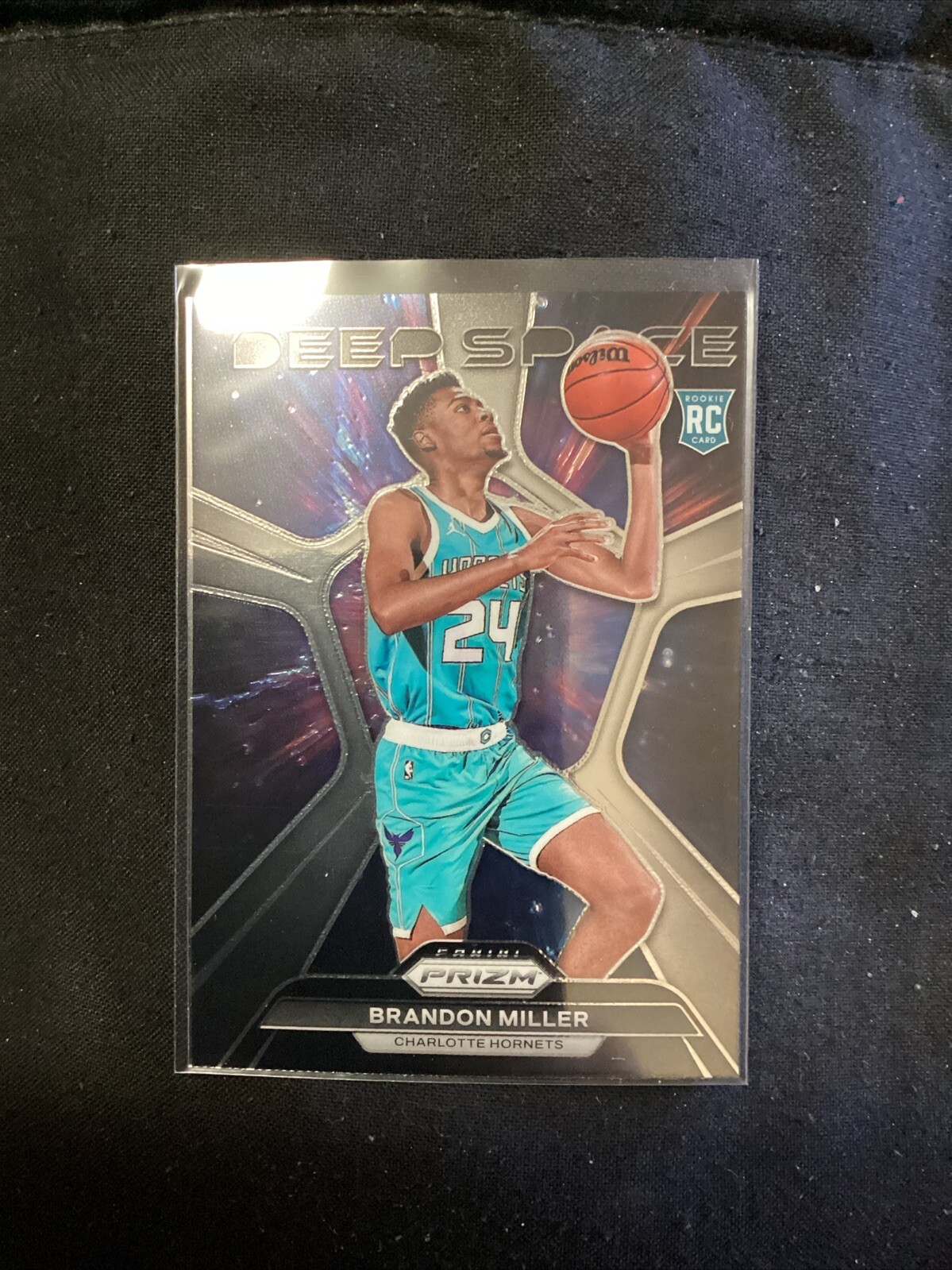 2023-24 Panini Prizm Deep Space Brandon Miller #2 Rookie                     A47