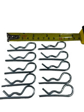 Hitch Pin Clip 1/8" x 2-3/16" 10-PACK  Zinc Plated. Various Package Sizes.