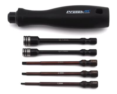 ProTek RC ''TruTorque'' 1/4'' Drive Hex Nut Driver Tool Set PTK-8462 1/10 RC Tools