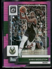 2022-23 Optic Pink Hyper Khris Middleton #82 Bucks (JM)