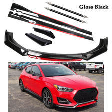 Front Bumper Lip Spoiler Splitter Side Skirt Body Kit For Hyundai Veloster Front Bumper Lip Spoiler Splitter Side Skirt Body Kit For Hyundai Veloster