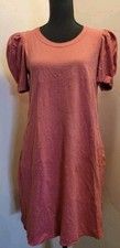 Velvet Graham And Spencer womens Kesha vintage slub dress size Small Pockets New