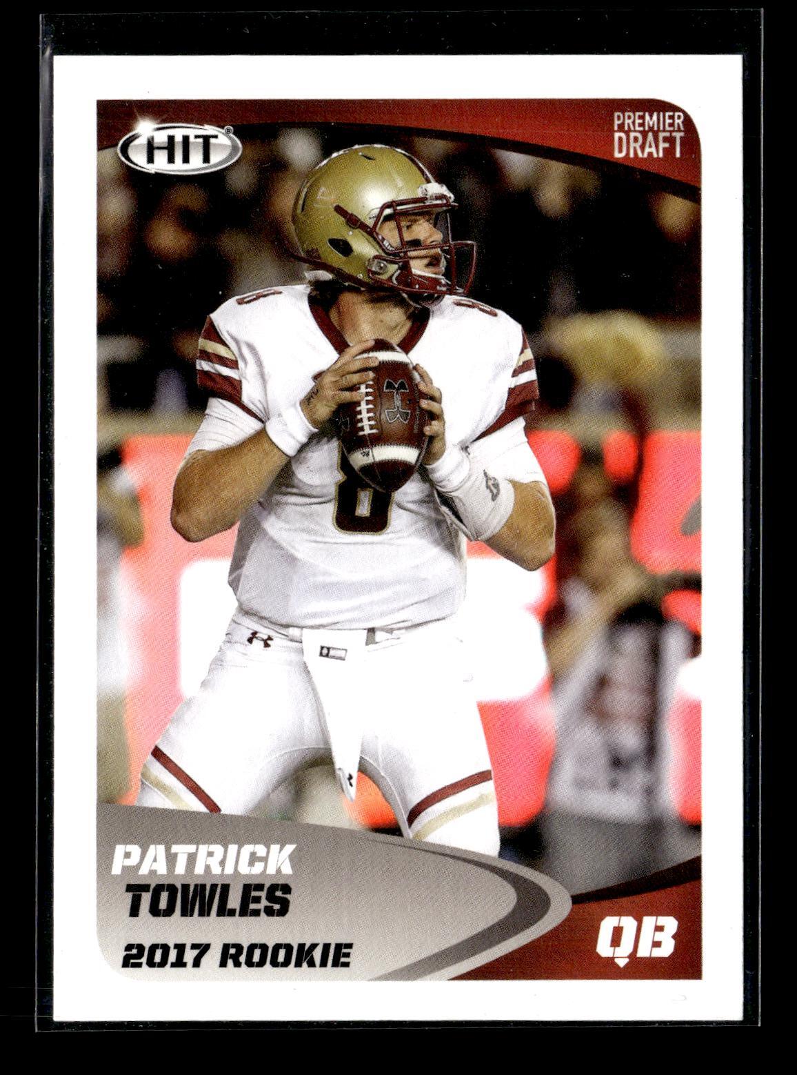 2017 SAGE HIT #110 Patrick Towles RC Boston College Eagles
