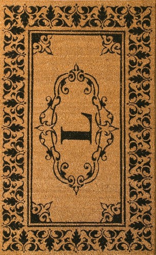 nuLOOM Monogrammed Outdoor Welcome Door Mat Rug Natural Fiber Alphabet Letters - Picture 12 of 30