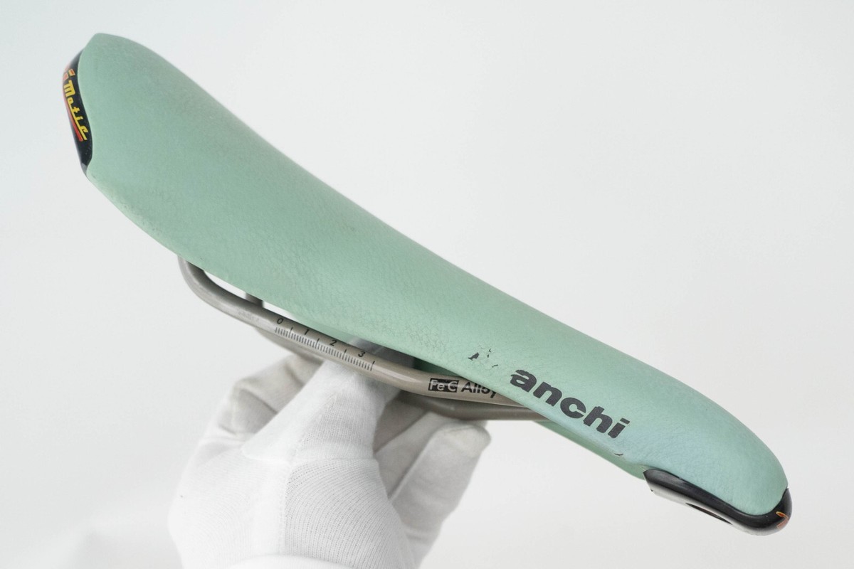 SELLE ITALIA TRIMATIC BIANCHI VINTAGE SADDLE SEAT RACING ROAD BIKE