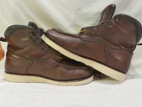 Botas de trabajo Red Wing Traction Tred 405 punta suave 6" para hombre cuero marrón 14W $400 - Imagen 7 de 12