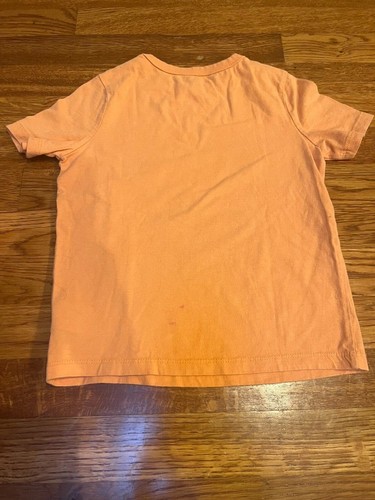 Unisex Kids Gap Orange Graphic Dinosaur T-Shirt Size XS (4-6) TRex Orig $17 - Picture 2 of 2