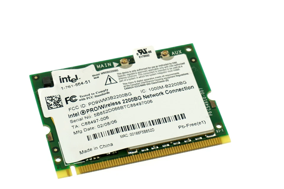 1-761-864-51 GENUINE SONY WIRELESS CARD VGN-FS920 PCG-7L1L (CA76) - Image 2 of 2