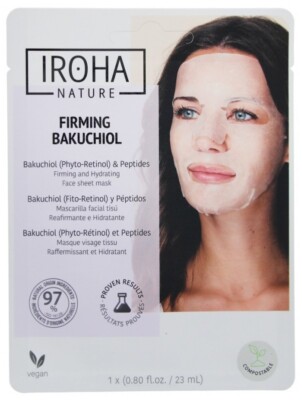 Iroha Nature Vliesmaske Firming Bakuchiol (Smoothing & Hydrating) - 5 Stück