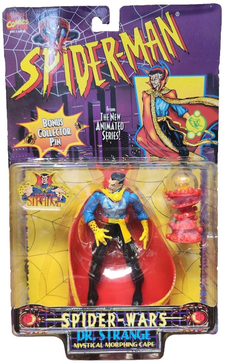 最終価格　ヴィンテージ1985 ピューター ゾウ クリスタル ミニチュア Vtg. 1996 Toy Biz Marvel Comics Spider-Man Spider Wars Dr Strange