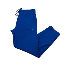 Mack Weldon Men's Cotton Stretch Drawstring Waist Everyday Joggers Blue • Small