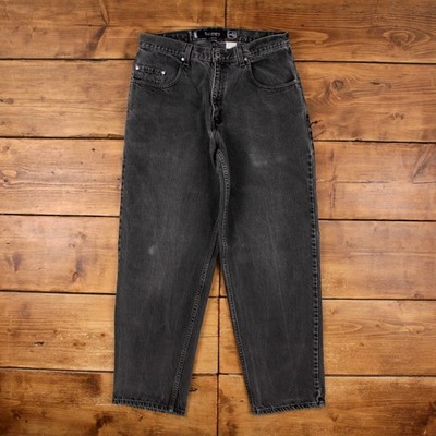Vintage Levis Baggy Jeans 34x32 90er Grau Silvertab Faded Stonewash Denim