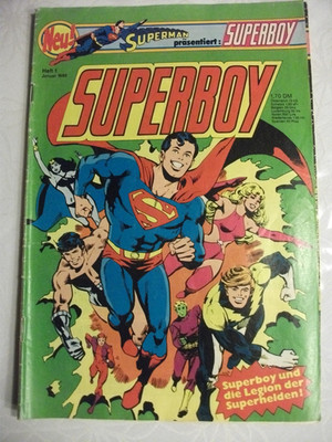 Superboy, Comic, 2 Hefte Nr. 1 und 4, Ehapa-Verlag 1980 u. 1982
