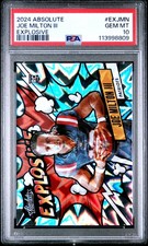 2024 Panini Absolute Explosive Joe Milton III #EXJMN PSA 10 Rookie RC