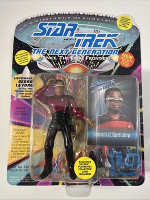 Star Trek Next Generation Geordi La Forge 1st Season Uniform Action Figure New