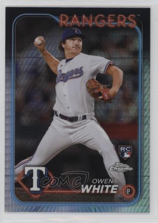 2024 Topps Chrome Prism Refractor Owen White #211 11gl