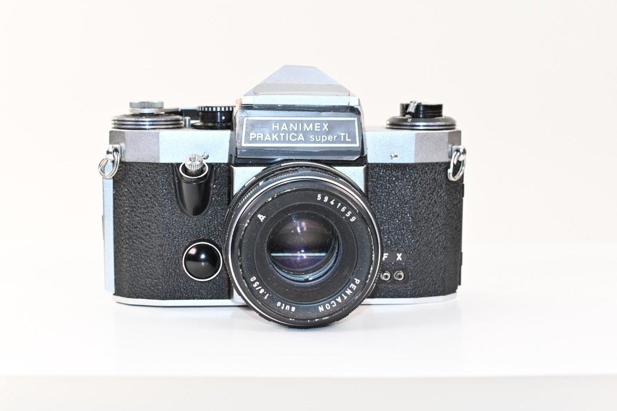 Hanimex Praktica Super TL 35mm SLR Film Camera Pentacon Fast 50mm