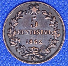 Italy 1862 5 centesimi *113