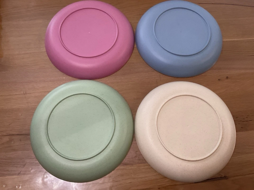 C/beat Wheat Straw Teller-Set 4 Stück – 10″ biologisch abbaubar – NEU & OVP - Bild 4 von 4