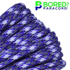 Passion Purple Camo - 100 FT - 550 Paracord Rope 7 strand Parachute Cord