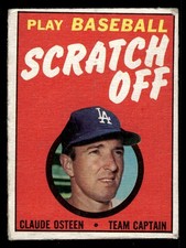 1970 TOPPS MIKE HEGAN NNO VG SCRATCH-OFFS BASEBALL SEATTLE PILOTS