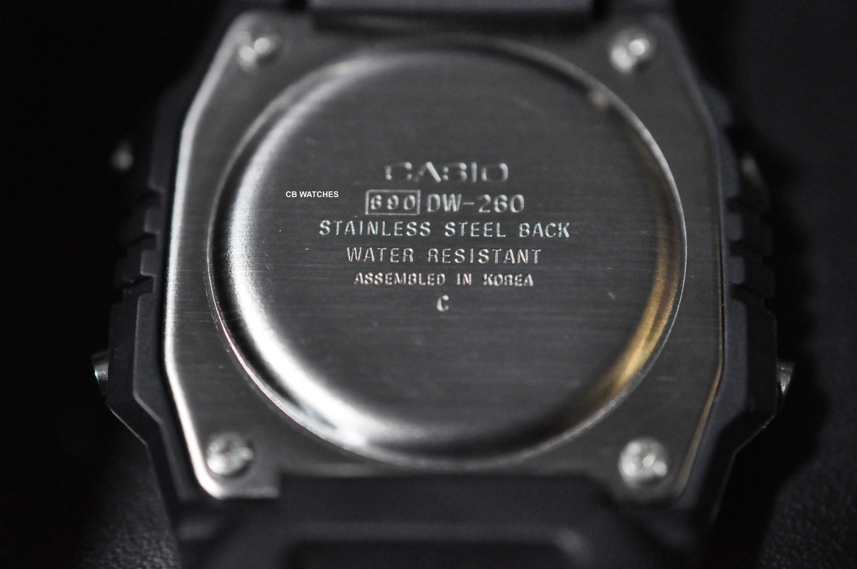 激レア◇中古動品◇DW-260◆カシオ HD アラームクロノグラフ 200M 激レア◇中古動品◇DW-260◇カシオ HD アラームクロノグラフ